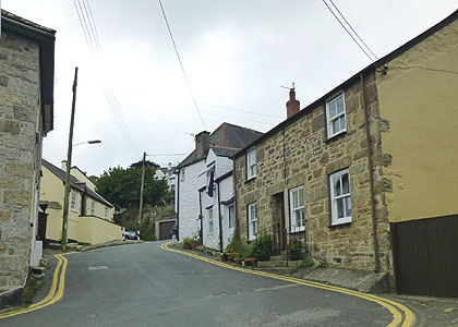 Image The bottom of St Peters Hill, Newlyn.<br>John Barnes and Mary Ann (nee Reynolds) lived in this road at one stage.