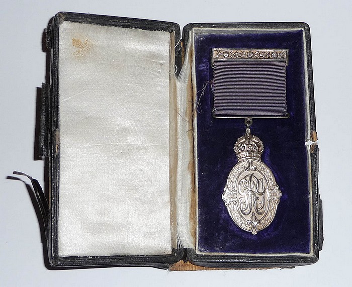 The Kaisar-i-Hind Silver Medal awarded to Gladys Ellen The Kaisar-i-Hind Silver Medal awarded to Gladys Ellen