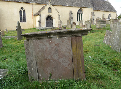 Image The tomb of John Fryer and Mary (nee King) in the Churchyard at Arlingham