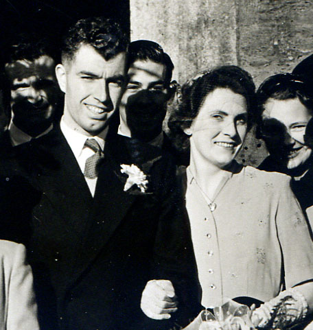Image Ronald Arthur Geake and Betty Gordon Hutton<br>on their Wedding Day