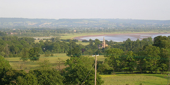 Image Thomas and Margaret King lived in Fretherne.<br>The Gothic styled church, seen in this picture, was actually built in the mid 19th century.