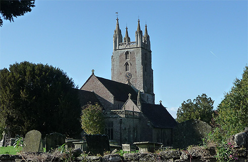 Image Arthur Pitcher and his wife, Ann (nee Ansley), lived near Newland.<br>They married in All Saints Church, Newland, pictured above.