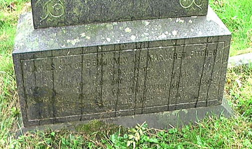 Image James & Esther Pitcher are buried at Woolaston, Gloucestershire