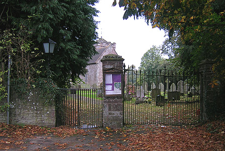 Image Edward Worgan and Sarah (nee Banister) lived with their family in Woolaston.<br>The entrance to St Andrew's Church is pictured above.