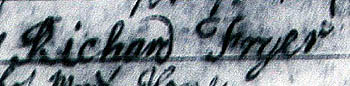 Richard Fryer (abt. 1730-1792)