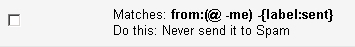 Gmail filter